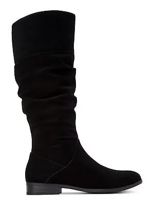 СТИЛЬ И КОМПАНИЯ Женские черные сапоги для верховой езды Kelimae с круглым носком на блочном каблуке 9,5 м