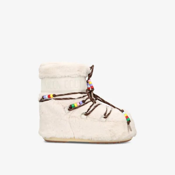 Зимние ботинки Icon Low из искусственного меха Moon Boot, бежевый