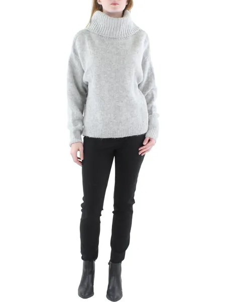 Женский пуловер-свитер из альпаки/шерсти с воротником-хомутом UGG, цвет Grey Heather