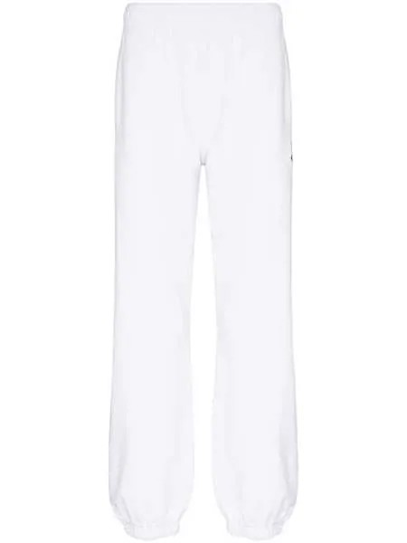 Off-White зауженные спортивные брюки с принтом Caravaggio