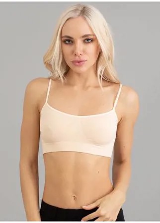Топ Giulia BRASSIERE размер S/M, desert mist (Бежевый)