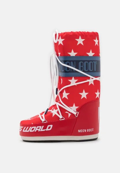 Зимние ботинки Icon Retrobiker Moon Boot, цвет white stars