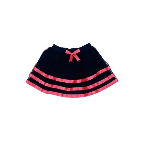 Юбка Mini Maxi, размер 104, черный, синий