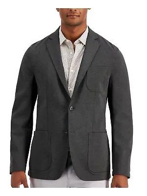 ALFANI Мужской серый однобортный пиджак классического кроя стрейч спортивное пальто XL