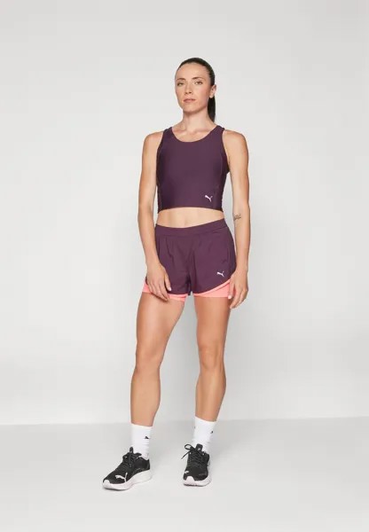 Спортивные шорты Puma, темно-сливовый/закатное сияние Run Favorite Velocity Short