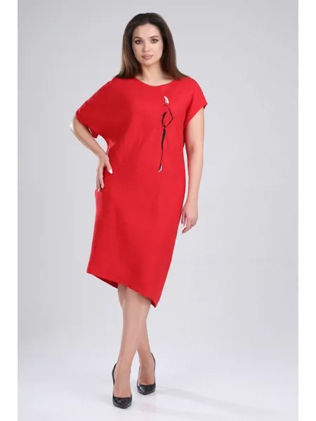 Платье 421-048 красный