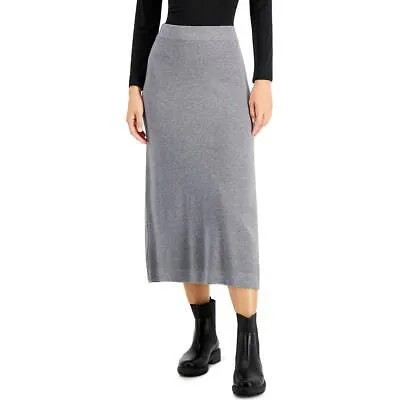 Женская серая шерстяная офисная юбка-миди Weekend MaxMara M BHFO 2067