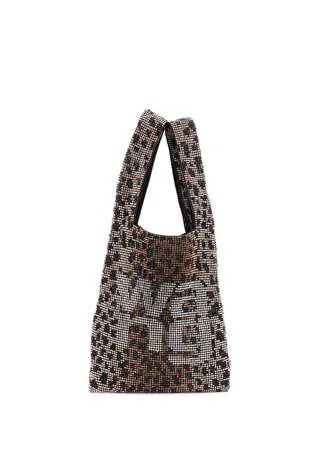 Alexander Wang сумка на плечо с леопардовым принтом и логотипом
