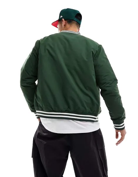 Зеленый бомбер Jack & Jones College