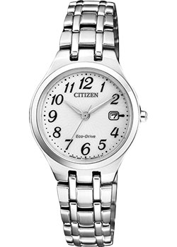 Японские наручные  женские часы Citizen EW2480-83A. Коллекция Elegance