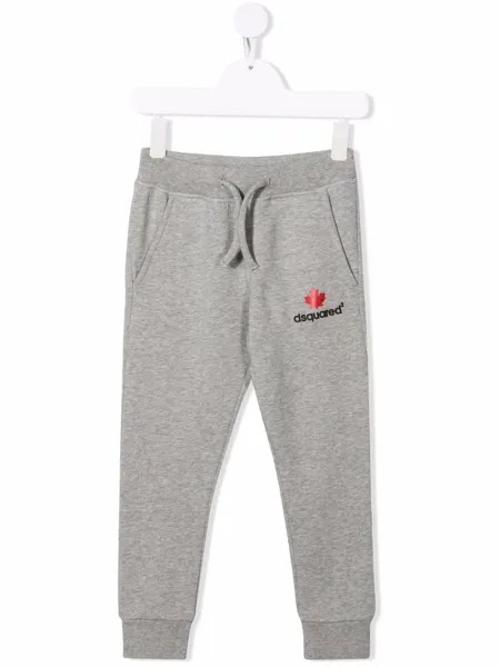 Dsquared2 Kids спортивные брюки с кулиской и логотипом