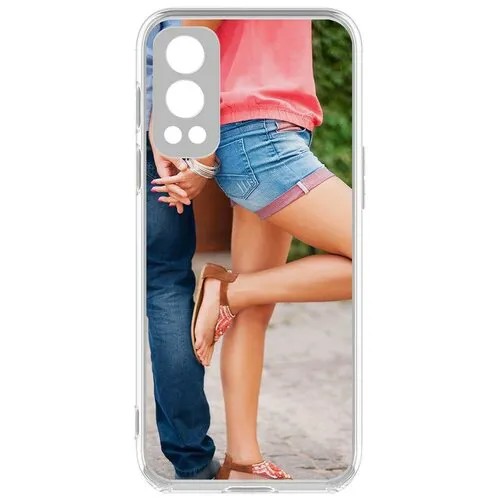 Чехол-накладка Krutoff Clear Case Босоножки женские для OnePlus Nord 2 5G
