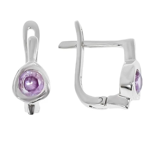 Серьги женские из серебра Balex Jewellery 2405936816, александрит