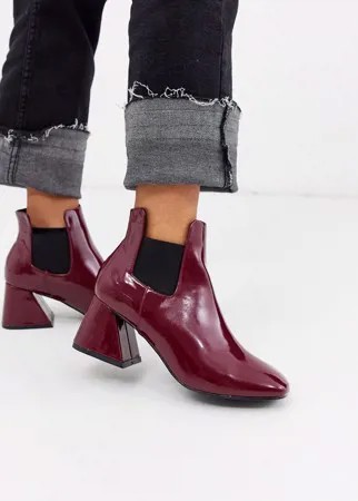 Ботинки челси на каблуке Glamorous-Красный