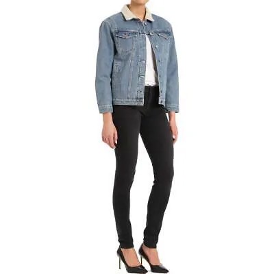 Mavi Jeans Женская короткая теплая джинсовая куртка Karla Faux Sherpa Верхняя одежда BHFO 2438