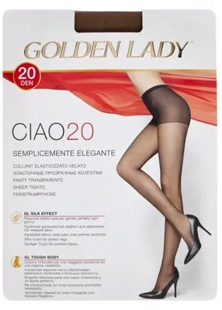 Колготки Golden Lady Ciao 20 den, размер 4-L, camoscio (бежевый)