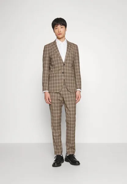 Костюм RYDE CHECK SUIT Selected Homme, бежевый