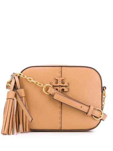 Tory Burch сумка через плечо с металлическим логотипом