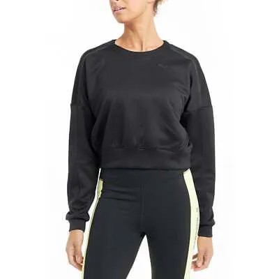 Толстовка Puma Train Zip Crew Neck Женская Черная 520272-01