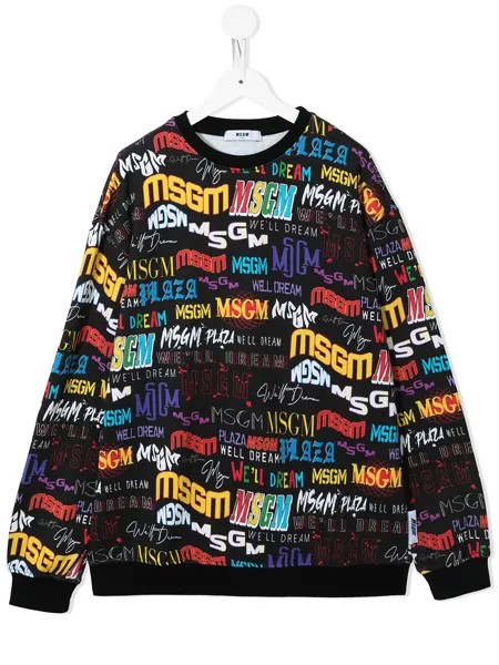 MSGM Kids толстовка с логотипом