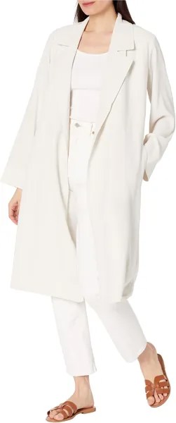 Плащ Calf Length Trench Coat Eileen Fisher, цвет Bone