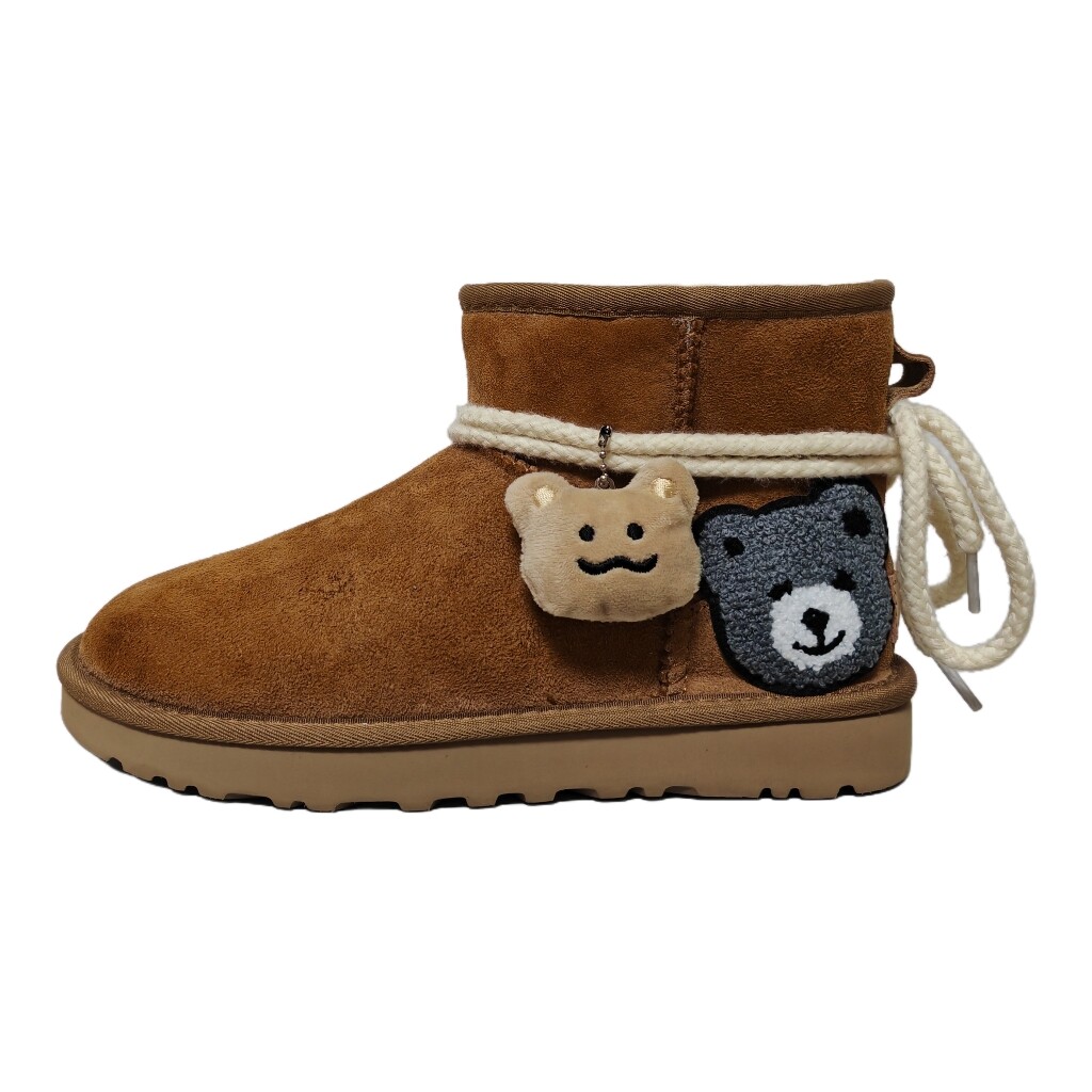 CLASSIC MINI Зимние ботинки женские коричневые/бордовые Ugg