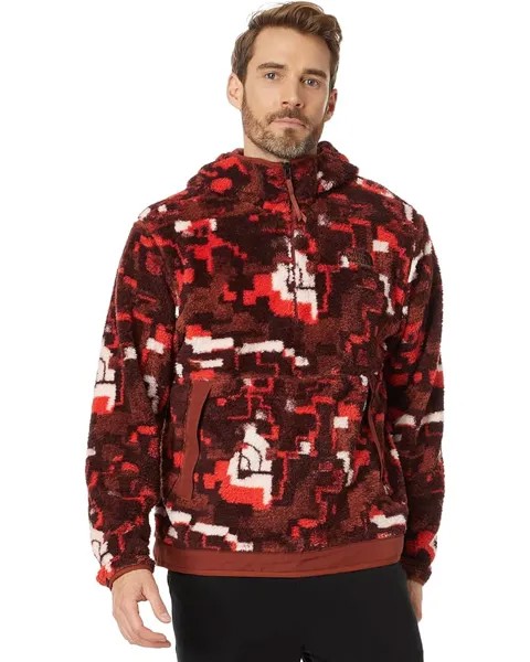 Худи The North Face Campshire Fleece, цвет Fiery Red Digi Half Dome Print