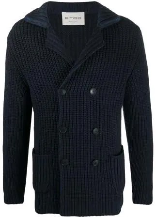 ETRO двубортный кардиган