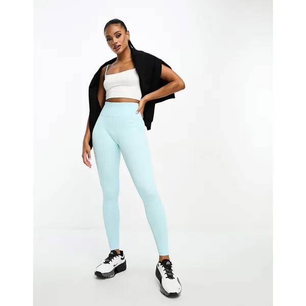 Леггинсы Gym King Formation Seamless Ribbed, светло-синий