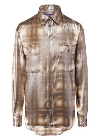 Рубашка из смеси вискозы и шелка Ralph Lauren