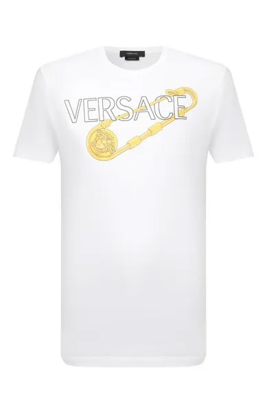 Хлопковая футболка Versace