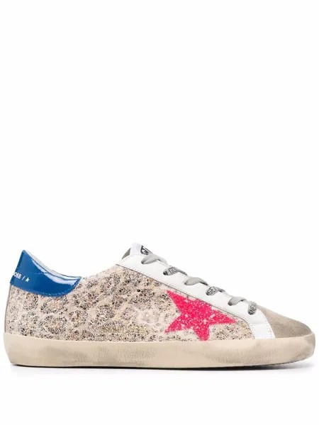 Golden Goose кеды с анималистичным принтом