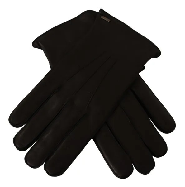 Перчатки DOLCE - GABBANA Черные кожаные байкерские варежки из кожи ягненка s. 10 / л Рекомендуемая розничная цена 500 долларов США
