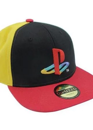 Бейсболка Playstation: Original Logo Colors Snapback