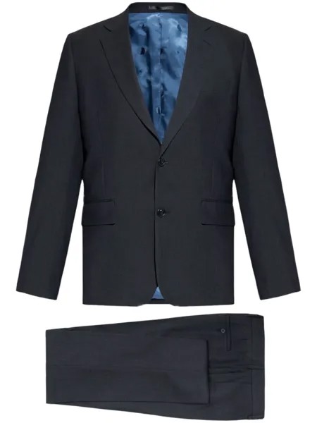 Paul Smith костюм из двух частей шерсти, синий