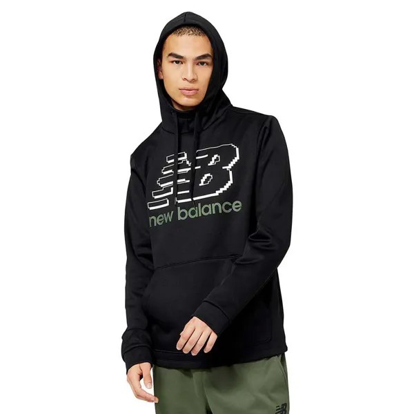 Худи New Balance Tenacity Performance Fleece, черный