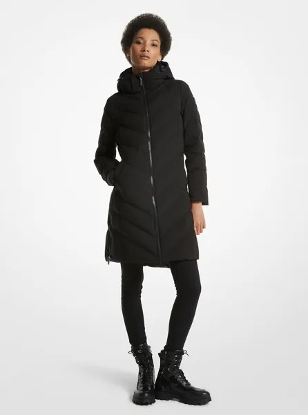 Стеганое пуховик Michael Kors, черный