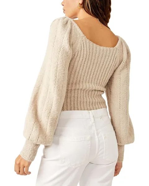 Свитер Free People Katie Pullover, цвет Sand Dollar Combo