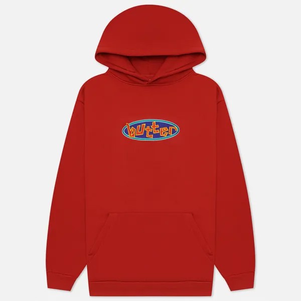 Мужская толстовка Butter Goods Scattered Embroidered Hoodie красный, Размер S