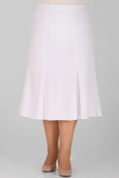 Юбка женская AlmondShop 21-578-21.С2 белая 58 RU