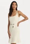 Платье из джерси GIPRALLE SLEEVELESS DAY DRESS Ralph Lauren, белый