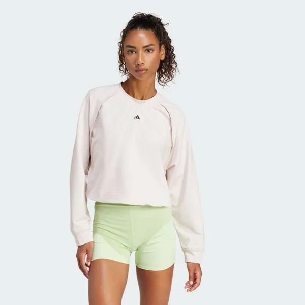 Толстовка Adidas W POWER Sweat Hoodie, цвет Putty Mauve/Black