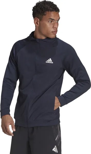 Олимпийка мужская Adidas M TRAIN FZ синяя S
