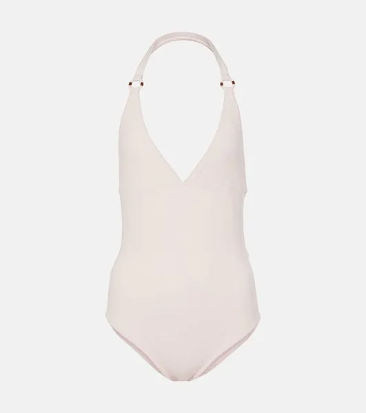 Купальник Ring Marine с воротником-хомутом Loro Piana, розовый