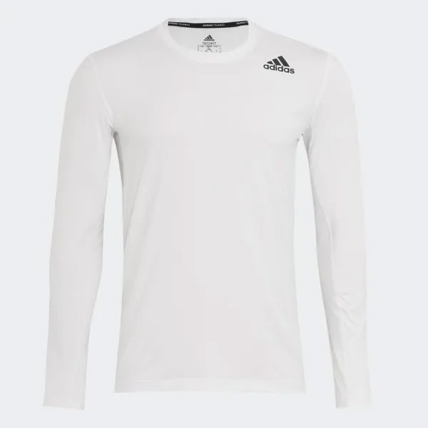 Футболка Adidas TECHFIT FITTED LONG SLEEVE TEE, белый