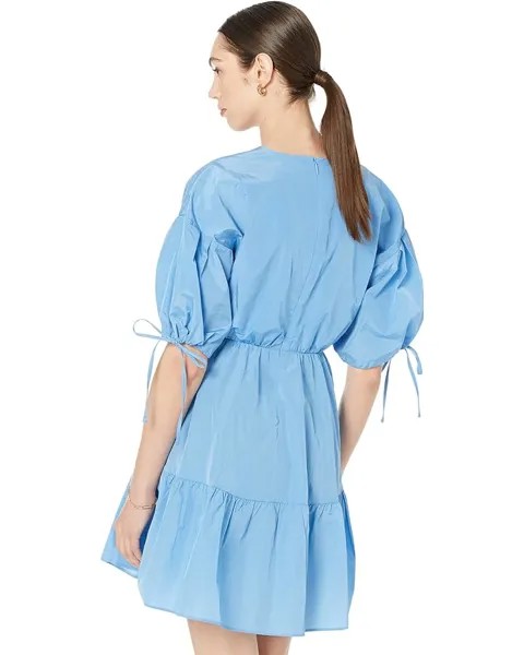 Платье Ted Baker Suza Exaggerated Sleeve Wrap Mini Dress, светло-синий