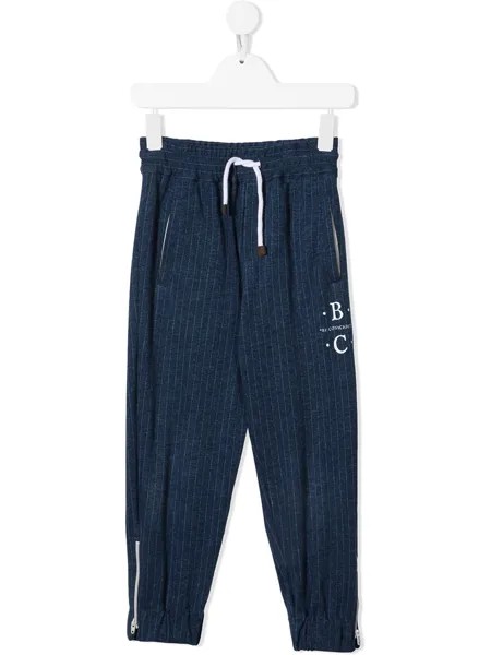 Brunello Cucinelli Kids спортивные брюки с кулиской