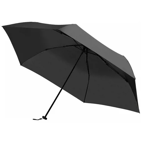 Зонт Stride, механика, 3 сложения, купол 98 см., 6 спиц, чехол в комплекте, черный