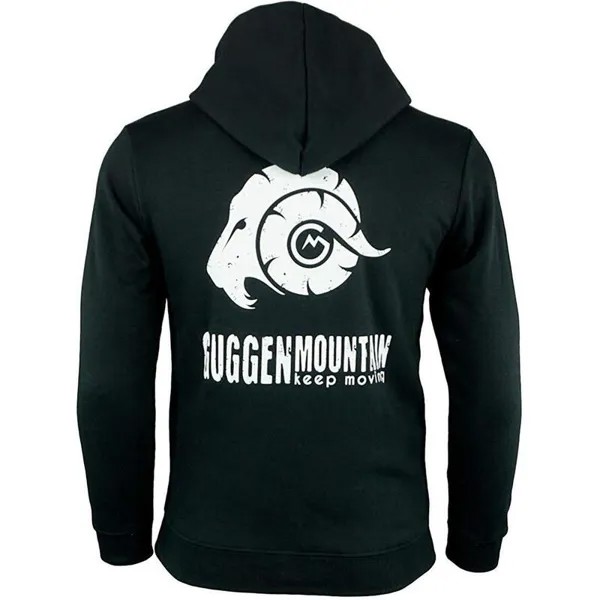 GUGGEN Mountain H02 мужская толстовка с капюшоном из флиса с капюшоном и длинными рукавами на открытом воздухе, цвет weiss