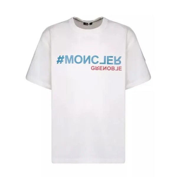 Футболка cotton t-shirt Moncler, белый